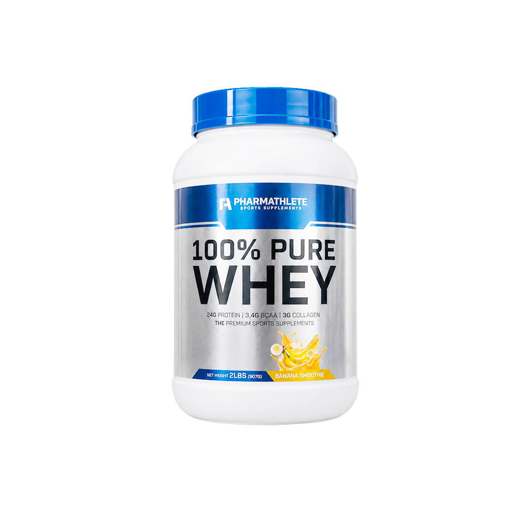 100% PURE WHEY PROTEIN ENVASE 2LBS