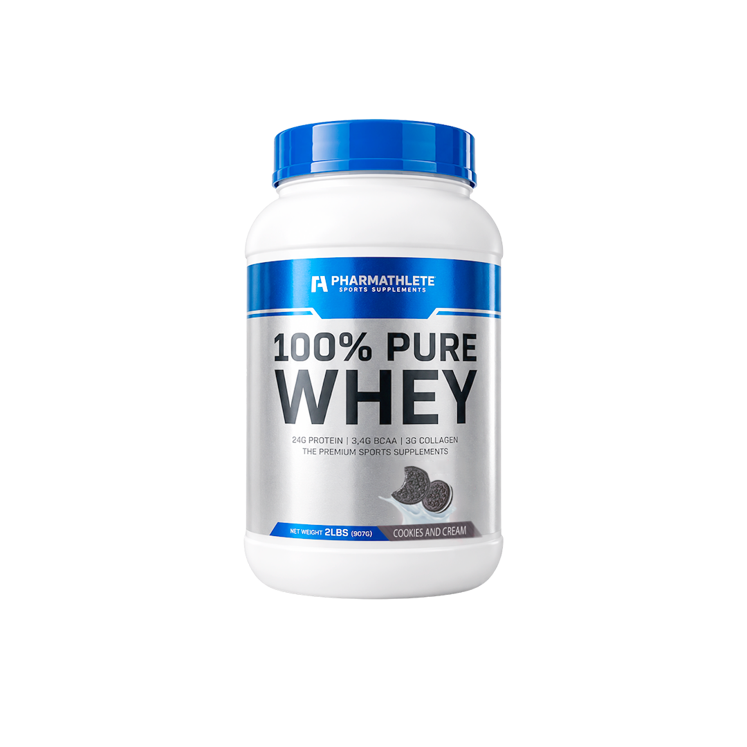 100% PURE WHEY PROTEIN ENVASE 2LBS