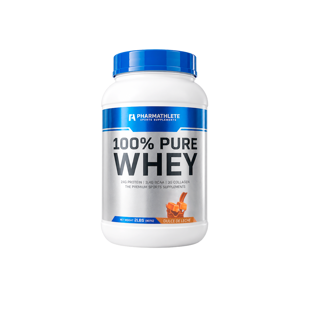100% PURE WHEY PROTEIN ENVASE 2LBS