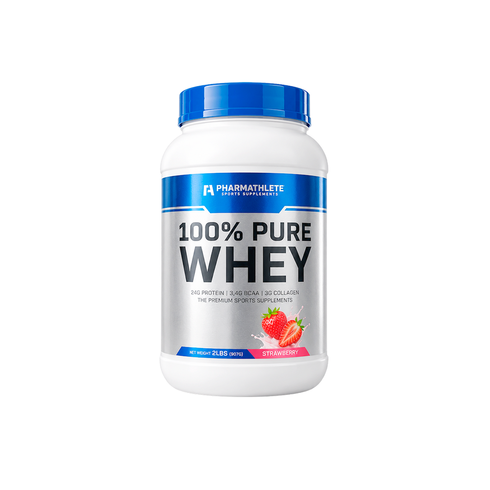 100% PURE WHEY PROTEIN ENVASE 2LBS