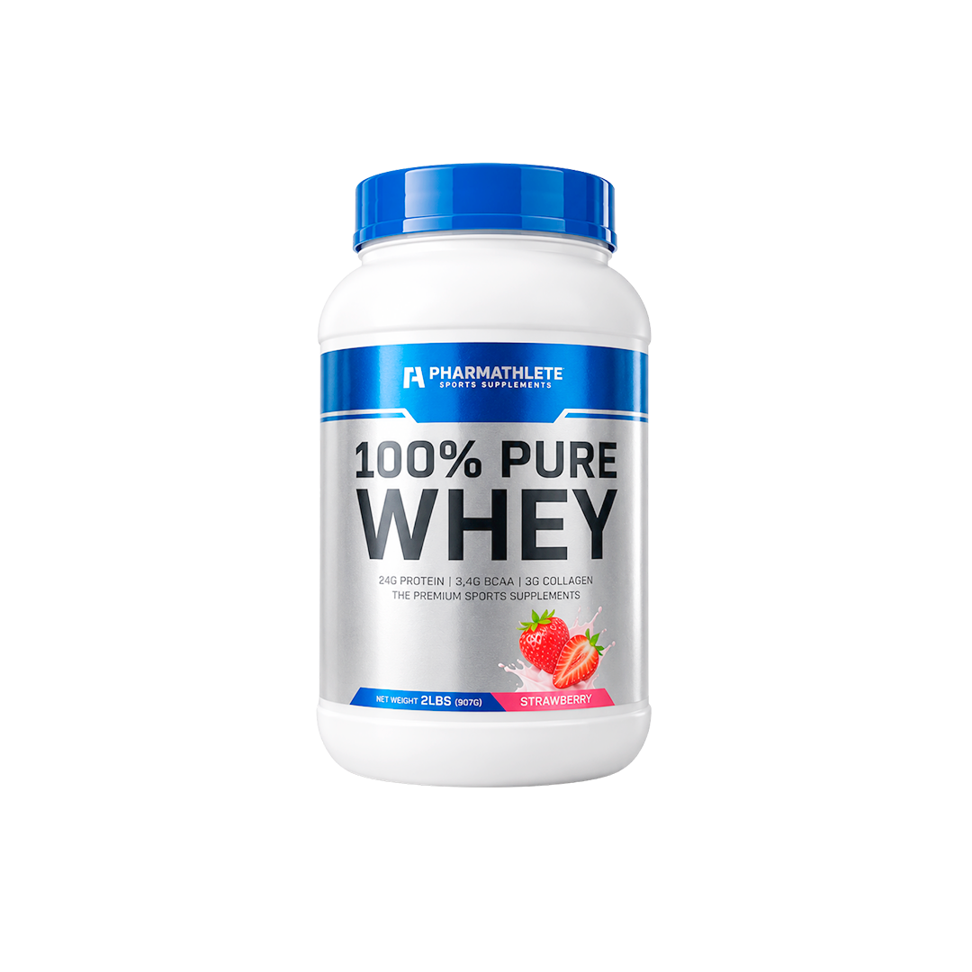 100% PURE WHEY PROTEIN ENVASE 2LBS