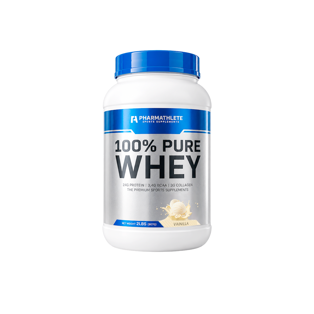 100% PURE WHEY PROTEIN ENVASE 2LBS