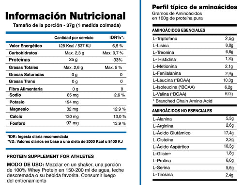 100% PURE WHEY PROTEIN