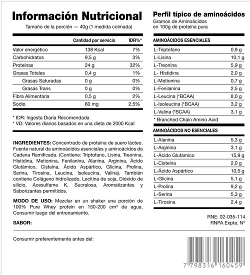 100% PURE WHEY PROTEIN 5LBS