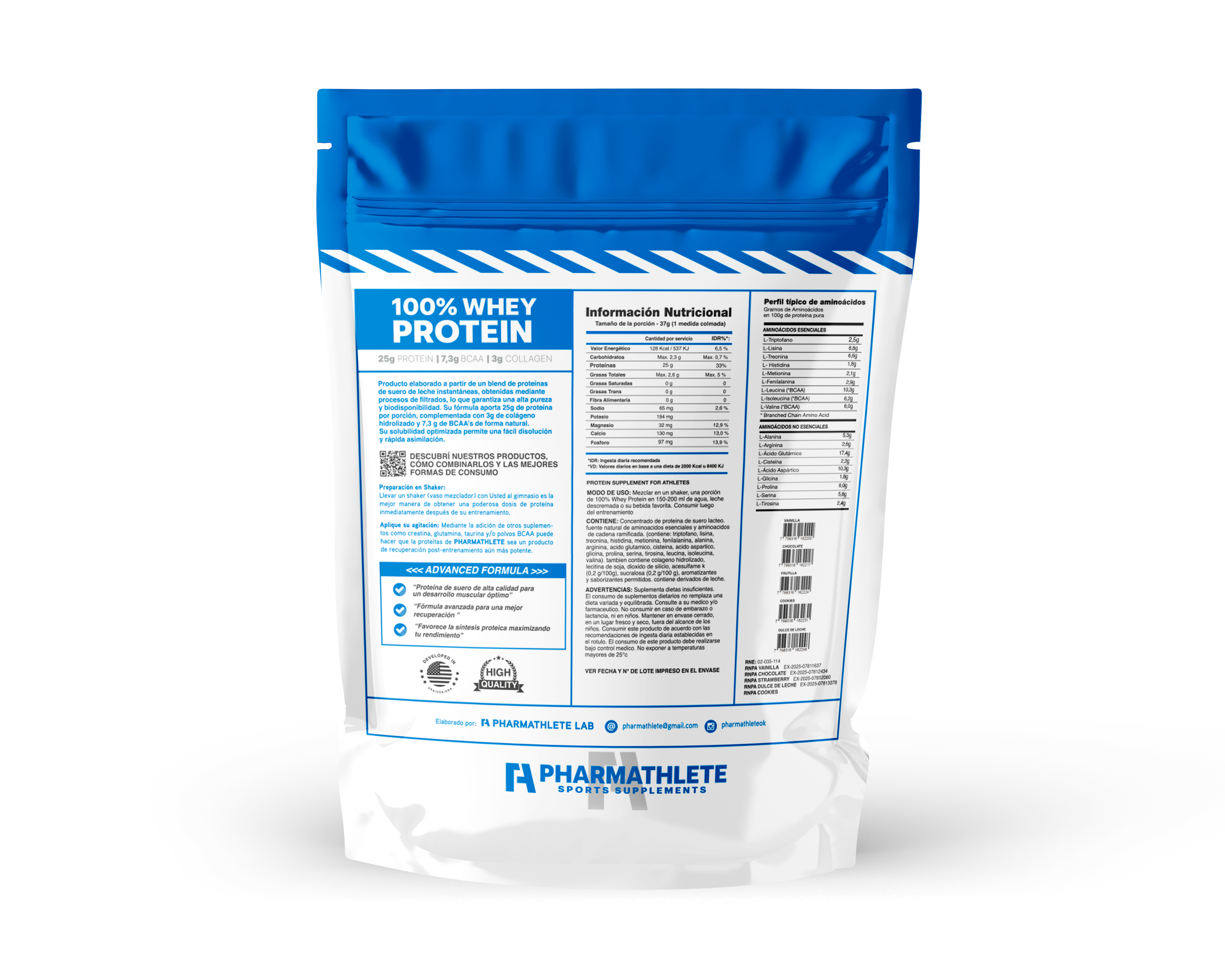 100% PURE WHEY PROTEIN - DULCE DE LECHE - Imagen 2